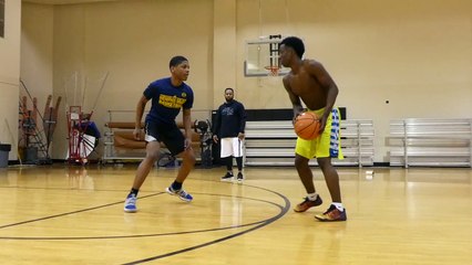 Alvin Miles Workout With Jevonte Holmes | 1v1 & 3v3