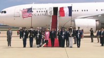 French President Emmanuel Macron kicks of U.S. state visit
