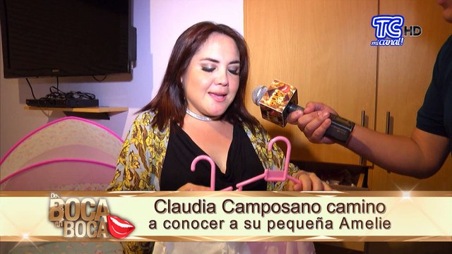 Claudia Camposano nos presenta a su bebé Amelie