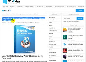 EaseUs Data Recovery Wizard