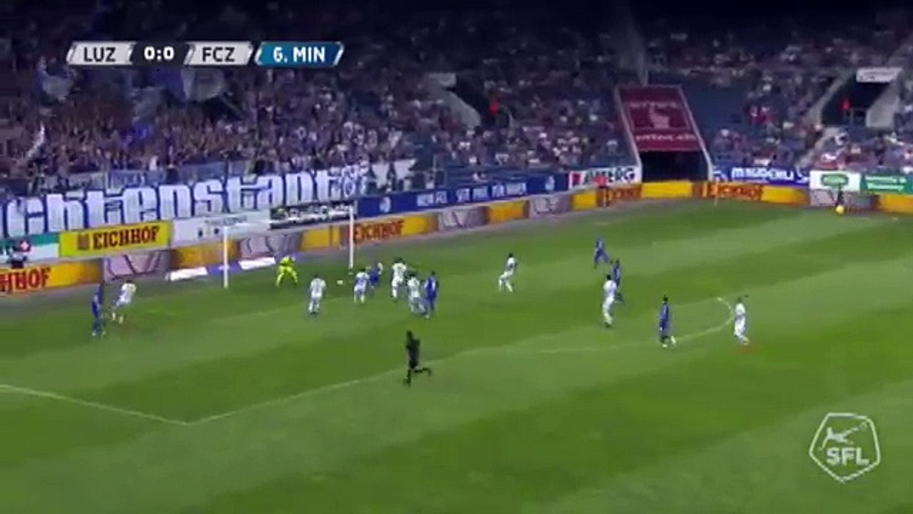 Luzern 1:0 Zurich (Switzerland. Super League. 22 April 2018)