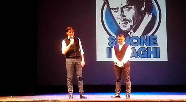 VIDEO - INZAGHI PREMIATO AL TEATRO GHIONE - ASCOLTA LE SUE PAROLE