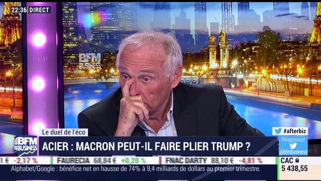 Le duel de l’éco: Acier, Emmanuel Macron peut-il faire plier Donald Trump ? - 23/04
