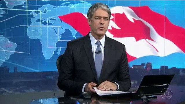 Jornal Nacional 23/04/2018 - Motorista de van atropela mais de 20 pessoas no Canadá