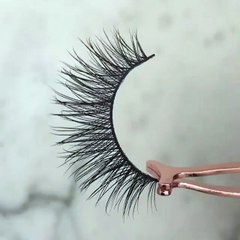 customized 3d invisible band mink lashes private label 