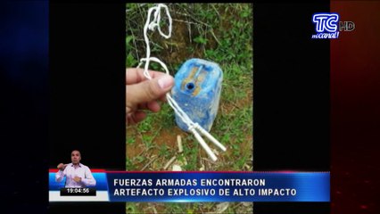 Se desarmó bomba casera en inmediaciones de San Lorenzo