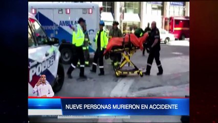 Camión atropelló a transeúntes en Toronto