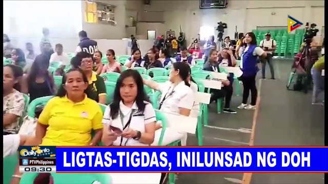 Ligtas-tigdas, inilunsad ng DOH
