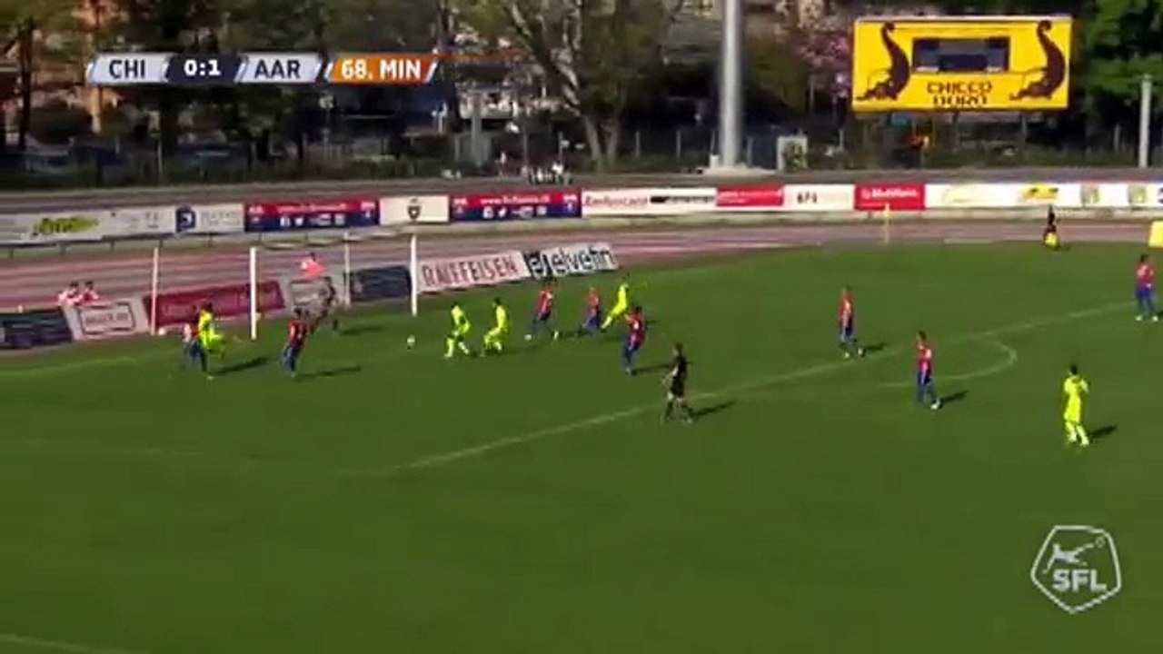 Chiasso 0:2 Aarau (Switzerland. Challenge League. 22 April 2018)