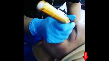 Makeup Eyebrow video girl / Video Makeup Eyebrow fille vidéo