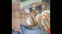 video girl remove makeup from BLACK POINT / fille vidéo retirer le maquillage de BLACK POINT