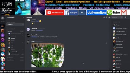 putain de radio - Live Discord du 12 janvier 2018 - partie 1