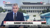 Inter-Korean summit preparatory committee to hold summit rehearsal at truce village of Panmunjom