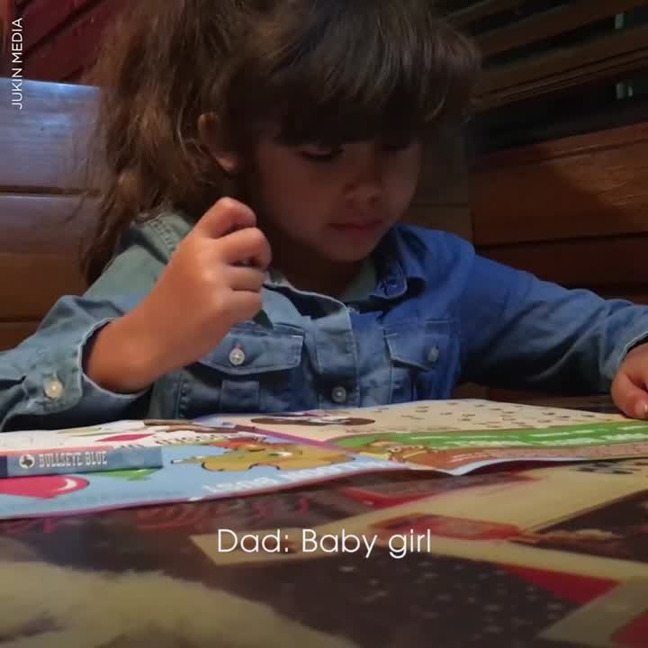 Little Girl Reacts to Becoming a Big Sister