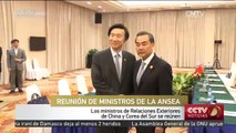 Canciller chino se reúne con homólogo de Corea del Sur