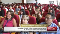 La ciudad china de Lishui acoge un campamento de verano para estudiantes españoles