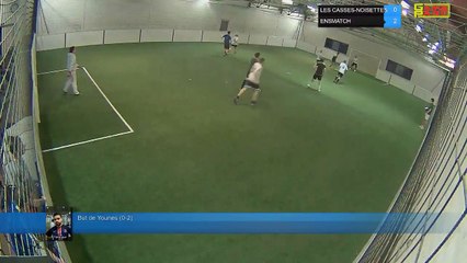 But de Younes (0-2) - LES CASSES-NOISETTES Vs ENSMATCH - 23/04/18 21:00 - LIGUE 3