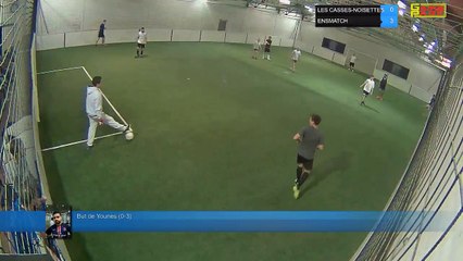 But de Younes (0-3) - LES CASSES-NOISETTES Vs ENSMATCH - 23/04/18 21:00 - LIGUE 3
