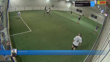 Faute de ugo - LES CASSES-NOISETTES Vs ENSMATCH - 23/04/18 21:00 - LIGUE 3 - Poitiers Game Parc