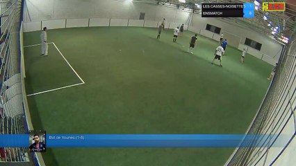 But de Younes (1-8) - LES CASSES-NOISETTES Vs ENSMATCH - 23/04/18 21:00 - LIGUE 3