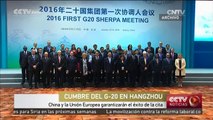 China y Unión Europea garantizarán exitoso desarrollo de Cumbre de G20