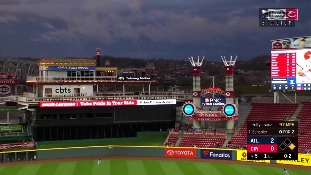 Schebler Smacks Two-Run Shot