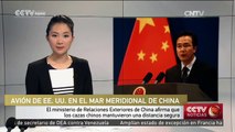 China afirma que cazas chinos mantuvieron una distancia segura de avión de vigilancia de EEUU