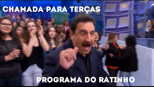 Chamada institucional - Programa do Ratinho 2018 (Para terças-feiras) | SBT