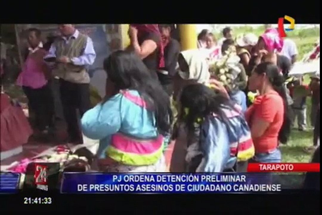 Tarapoto: PJ detiene a dos pobladores indígenas por homicidio a canadiense
