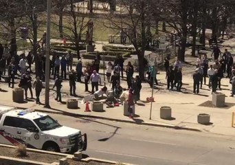 First Responders Treat Toronto Van Crash Victims