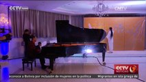 Intercambio de inspiraciones entre pianista y pintor en recital de Shanghai