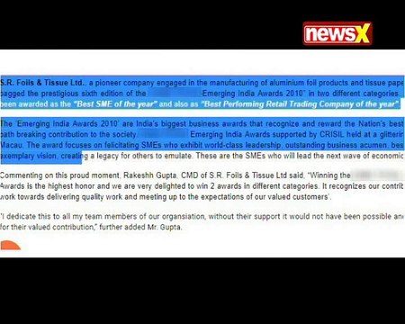 NPA files on NewsX SR Foils to foil all failures on the way