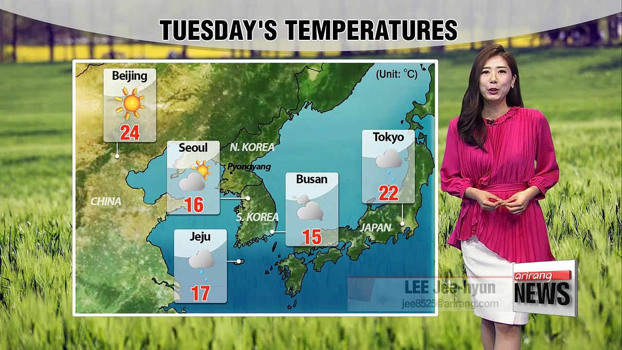 Lingering rain to let up, with temps cooler tha...