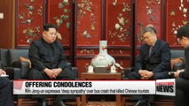 Kim Jong-un expresses 'deep sympathy' over bus crash that killed Chinese tourists