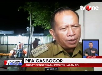 Download Video: Pipa Gas Bocor Akibat Pengerjaan Proyek Jalan Tol