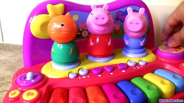 Peppa Pig Piano with George Pig & Candy Cat Learn to Play Music & Songs with Peppas Friends