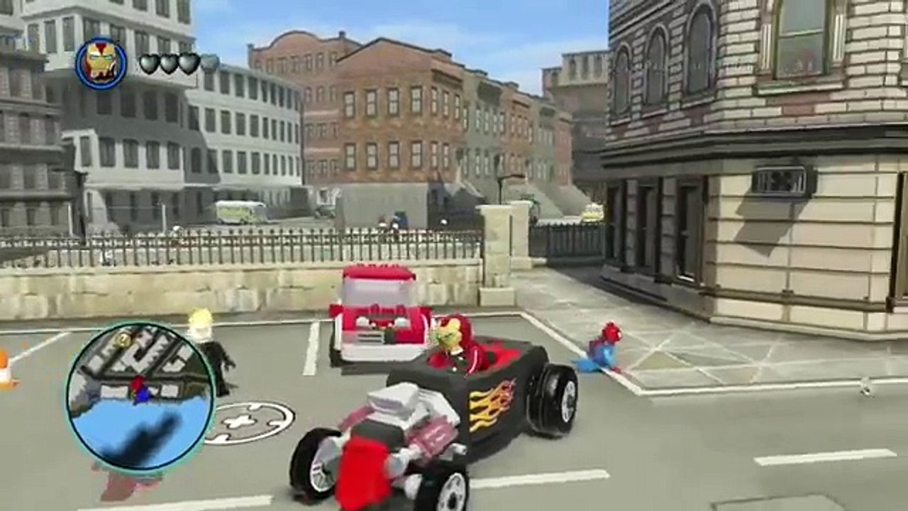 Lego Marvel how to UNLOCK Ghost Riders MOTORCYCLE!!!