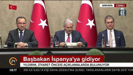 Başbakan Yıldırım İspanya'ya gidiyor