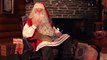 Children learning Finnish with Santa Claus in Lapland Finland - Rovaniemi Father Christmas