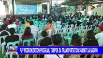 PUV modernization program, tampok sa transportation summit sa Baguio