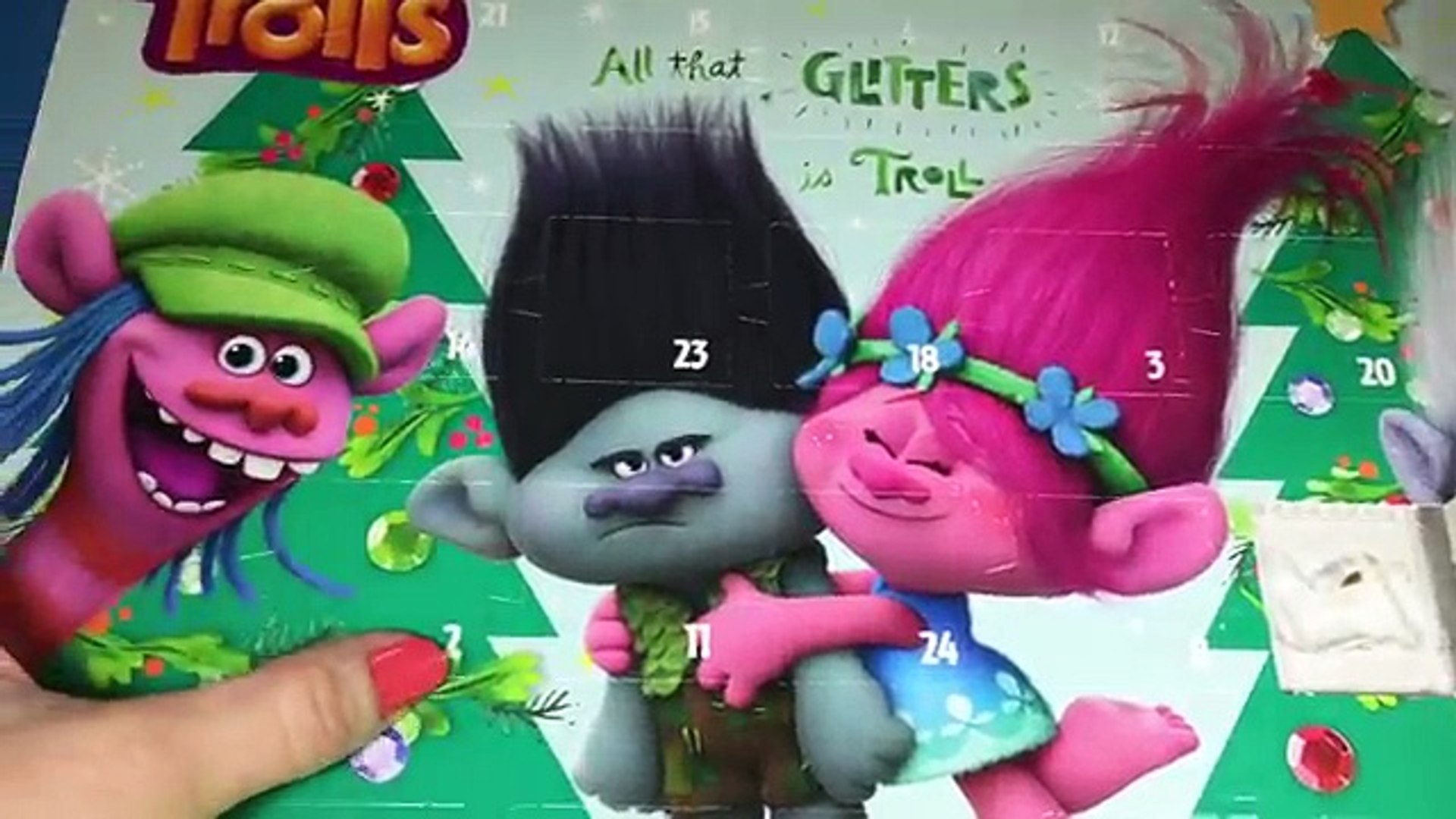 ⁣DreamWorks Trolls Movie Countdown to Christmas Advent Calendar