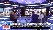 Geneviève de Fontenay et Florian Philippot