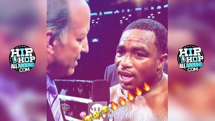 Adrien Broner and Jessie Vargas face to face  In Post Fight Interview!