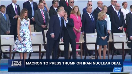 i24NEWS DESK | Macron to press Trump on Iran nuclear deal | Tuesday, April 24th 2018
