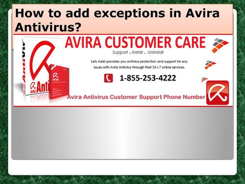 How to add exceptions in Avira Antivirus?