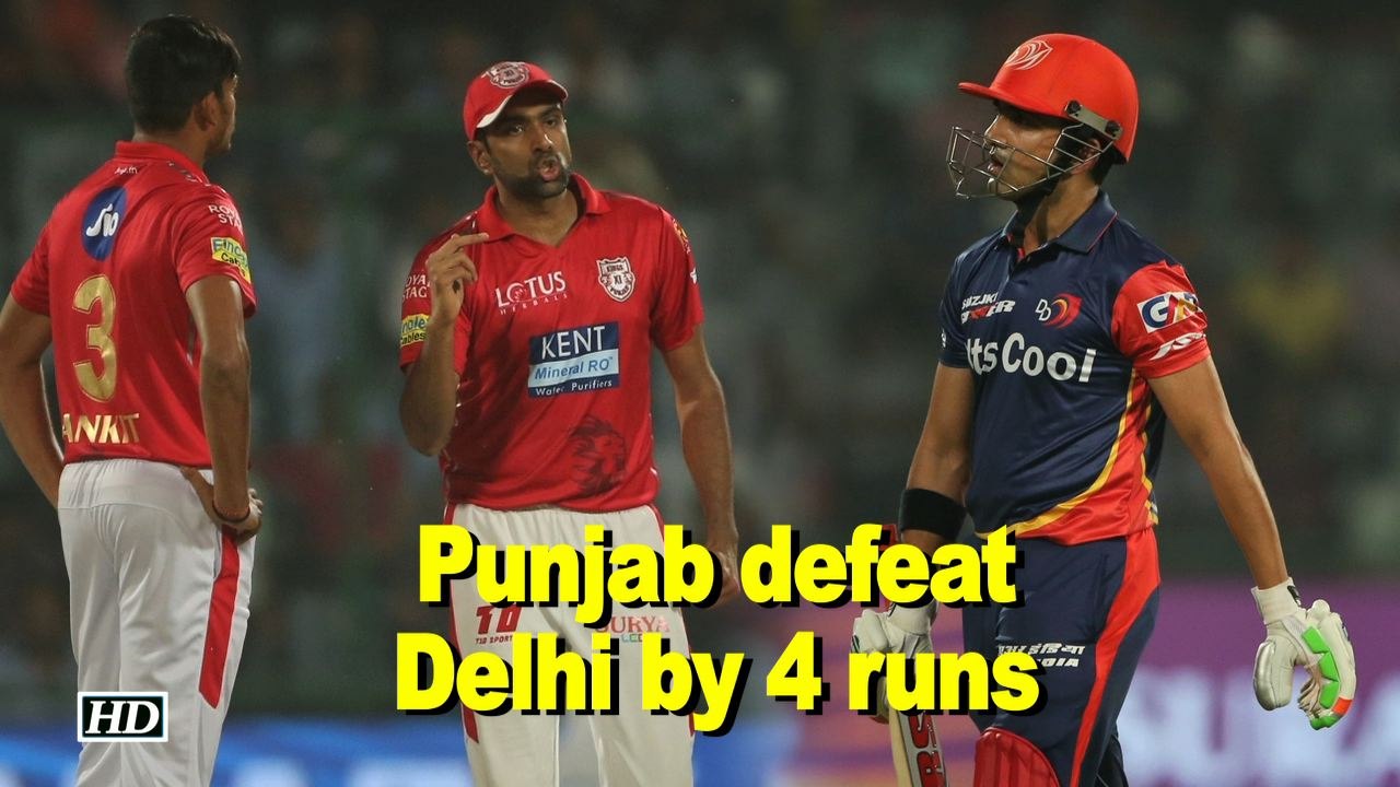 IPL 2018 | Punjab defeat Delhi by four runs in nail-biting contest
