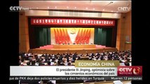 El presidente Xi Jinping，optimista sobre los cimientos económicos del país