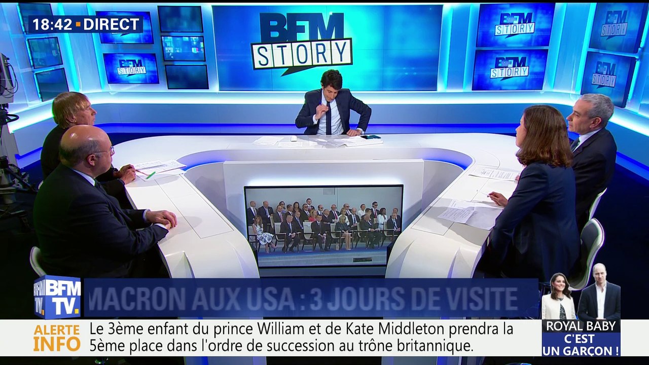 Emmanuel Macron en visite d'État aux États-Unis