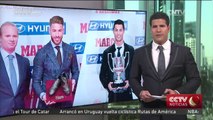 Cristiano Ronaldo recibe su tercer trofeo consecutivo como máximo goleador