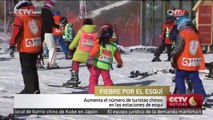 Aumenta el número de turistas chinos en las estaciones de esquí